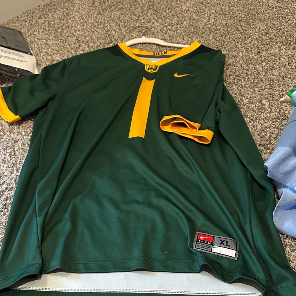 Baylor Dark Green and Yellow Sports Jersey
